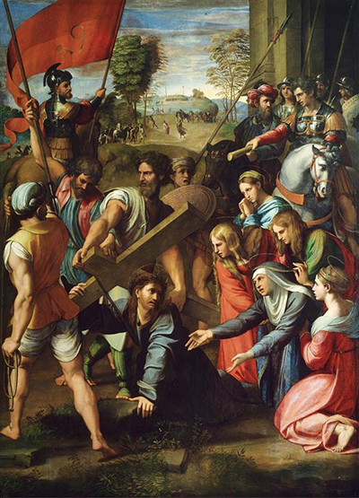 The Fall on the Road to Calvary Raffael